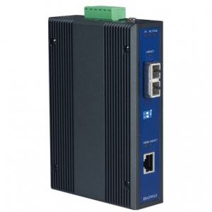 Convertisseur de média fibre optique RJ45 Multi-Mode SX -40 ~ 75 °C - Référence: EKI-2741SXI-BE - Advantech_0