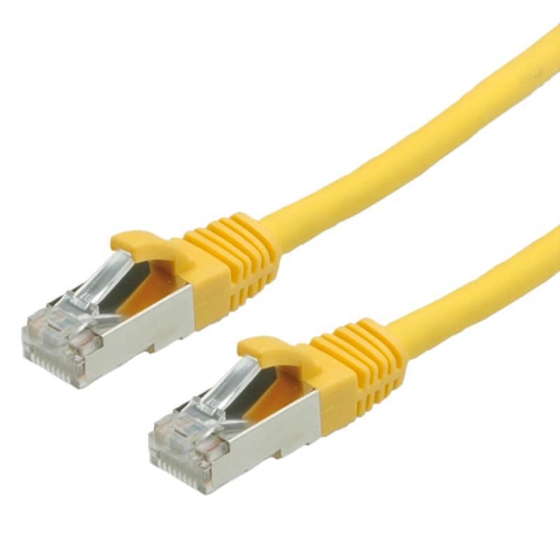 Cordon VALUE Cat.6 (Classe E) S/FTP LSOH, jaune, 2 m_0