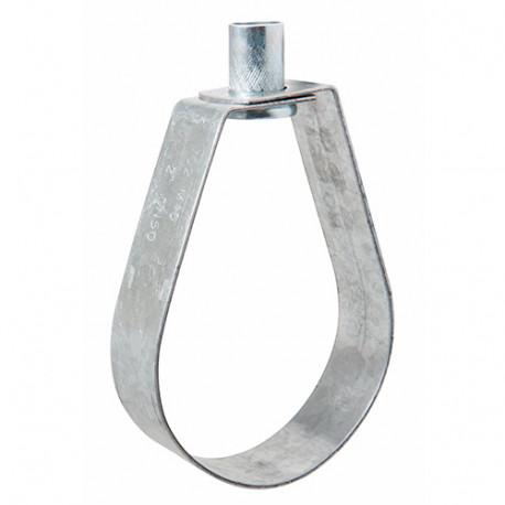In-abpe048 - 50 colliers métalliques lourds poire douille à suspendre M10, L. 95 mm, D. 40 mm - ABPE048 - INDEX - FixTout - pour tuyaux DN20 à DN200_0