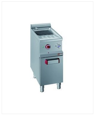 Cuiseur à pâtes électrique occasion 26 litres - Diamond 5kW - 1 cuve sur armoire en inox_0