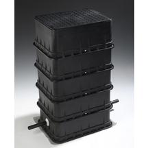 Regard Modulo Mono Comptage - Hauteur Fixe 450 mm - Couvercle 0.5 T - Matériaux Synthétiques Armés Fibres de Verre_0