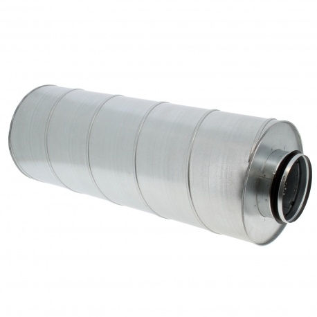 SR150/600 - Silencieux de ventilation rigide VENTS - sorties 150 mm - longueur 60 cm - 3,7 kg_0