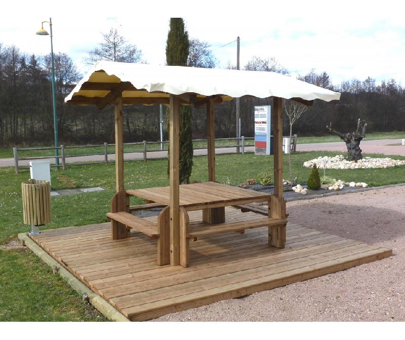 TABLE PIQUE-NIQUE EN BOIS