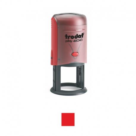 Tampon rond printer Trodat 46045 - Ø 45 mm - 7 lignes de texte gravé au laser_0