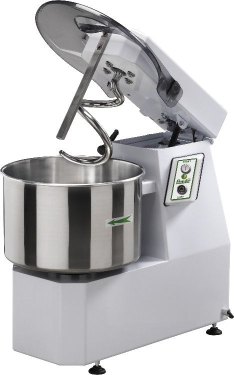 Pétrin professionnel 12FN - Fimar - tête relevable, cuve fixe - 36 kg/h_0