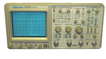 2465B - Oscilloscope analogique Tektronix - 400 MHz - 4 canaux - Vitesse de balayage 500 ps/div_0