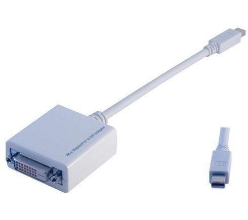 ADAPTATEUR MINI DISPLAYPORT MÂLE - DVI-D FEMELLE - MCL