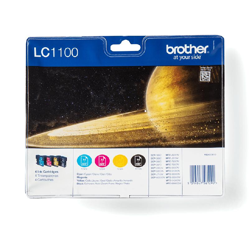 Brother Pack de cartouches d'encre LC1100VALBP originales_0