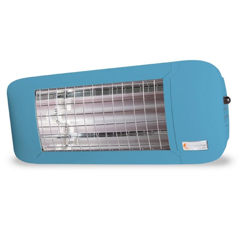 Comfortsun24 750W - Radiant infrarouge électrique bleu faible éblouissement avec minuterie et télécommande_0