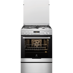 Cuisinière à gaz EKM6770BOX - Sécurité porte froide et nettoyage facile_0