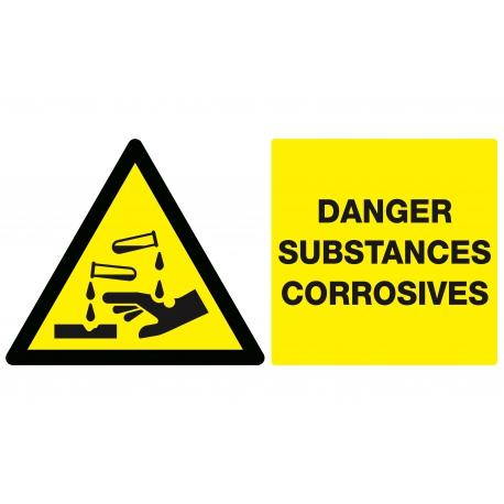 Danger, substances corrosives 330x200mm TALIAPLAST | 621309_0