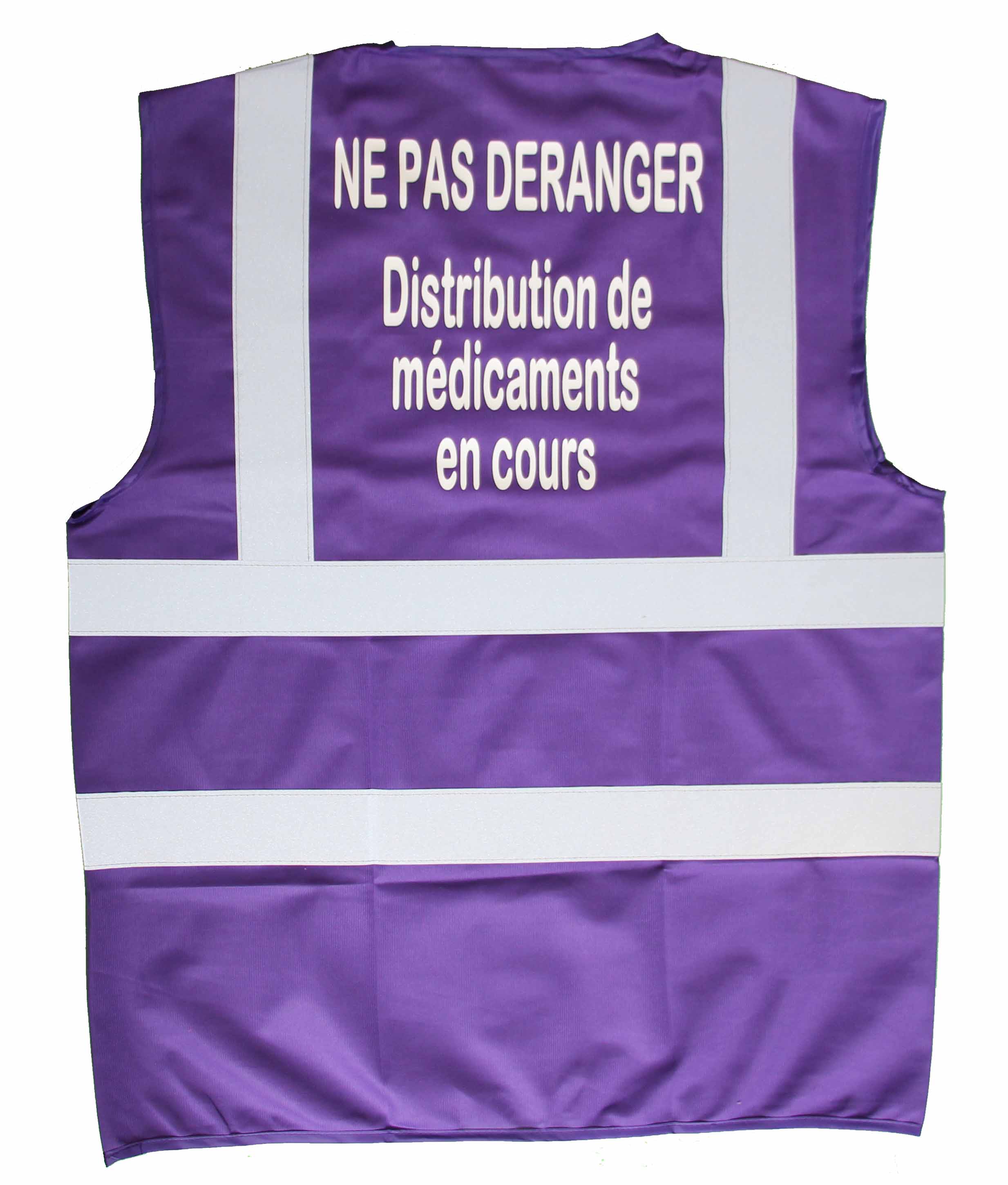 Gilet de sécurité flocage personnalisé votre texte_0