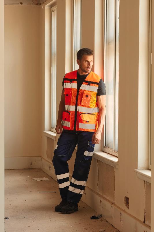 Gilet haute visibilité rip stop - Yoko - Réf: YHVW108 - Multiples poches et conformité EN ISO20471:2013 Classe 2_0