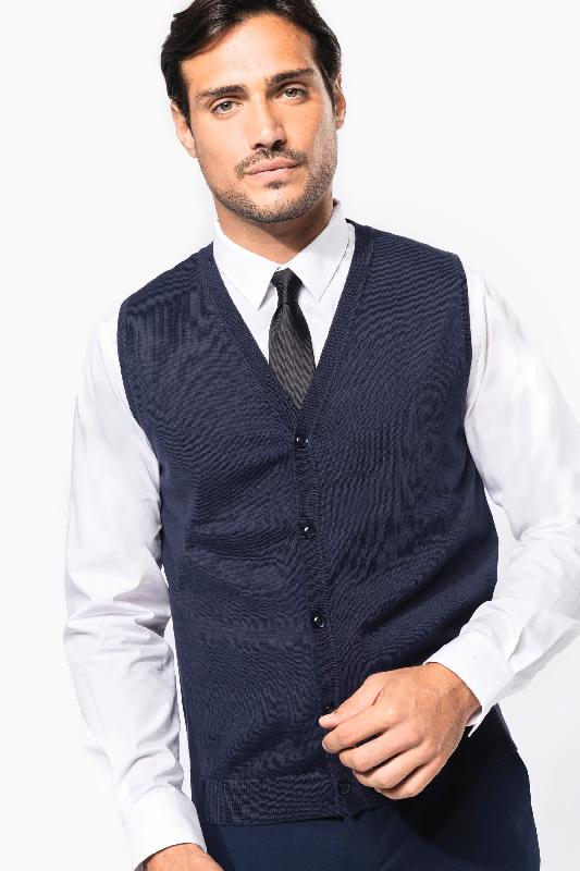 Gilet Supima homme - Kariban Premium - 100% coton peigné - Coupe ajustée - Réf: PK904_0