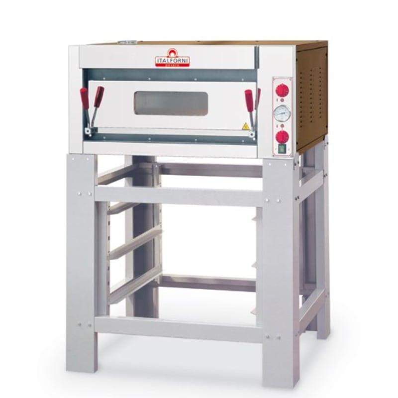 Four à pizza professionnel Italforni série TK - ø33 cm - Commandes mécaniques - Capacité 4, 6 ou 9 pizzas_0
