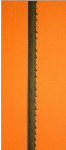 Lame de scie à ruban en acier trempée - Multiusage : bois plastique pvc - Longueur 1425 mm x largeur 6 mm_0