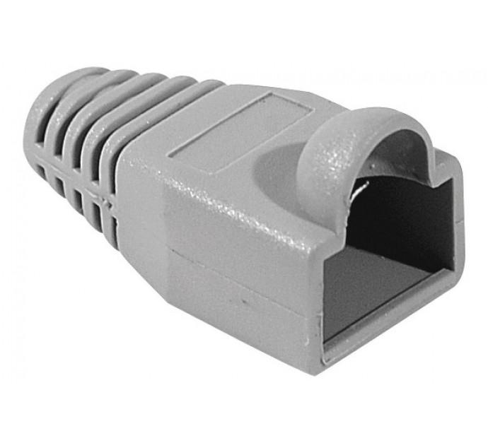 Manchon RJ45 gris - snagless - diamètre 6 mm - sachet de 10 pièces - réf. 253171_0