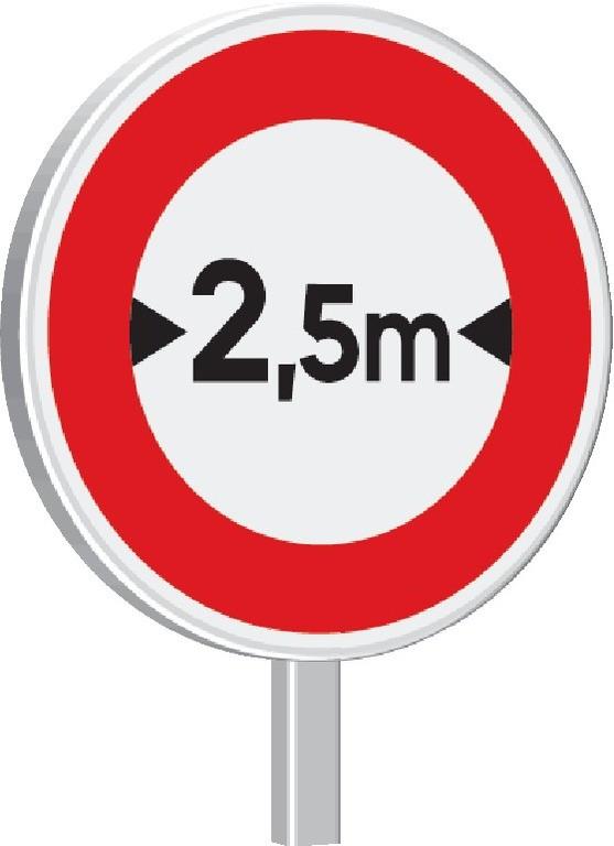 Panneaux permanents Taliasign B 850 mm classe 1 - PPTLGLV1B11-TL02/P_0