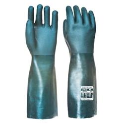 Portwest - Gants en PVC double trempage avec paume finition sablée 45cm Vert Taille 10 - vert 5036146011094_0