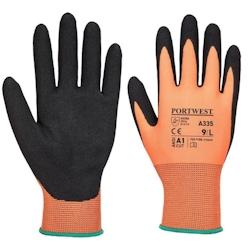 Portwest - Gants manutention enduit nitrile sablé DERMI GRIP NPR15 Noir Taille 8 - 5036108341238_0