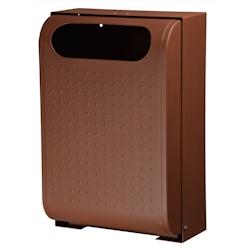 Rossignol - Corbeille 30L murale URBANET - effet corten - marron acier 56222_0