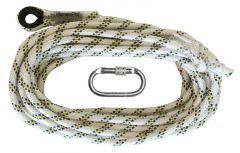 Support d'assurage en corde semi-statique - Diamètre 12mm - Longueur 50m avec boucle cousue et cossée_0