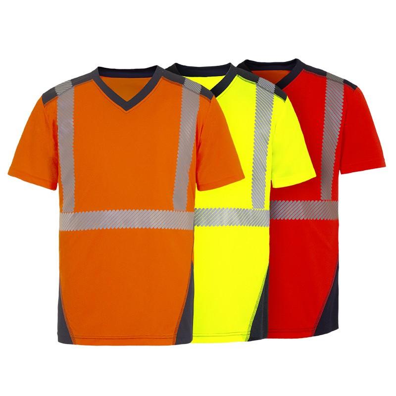 Tee-shirt Bali - Ultra léger, respirant, norme EN 13758-2, bandes rétroréfléchissantes microbilles RETHIOTEX®_0