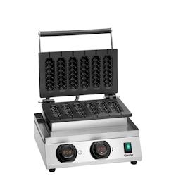 Bartscher Gaufrier inox simple épis (L)40 x (P)30 x (H)140 mm, 1800 W, 220 V - MONO - argenté inox CB1274_0