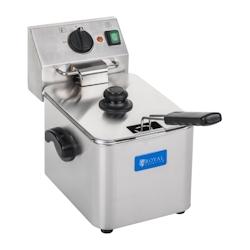 Helloshop26 - Friteuse acier inox 1 bac 8 litres cuve amovible thermostat EGO professionnelle  3614006 - 3000307925713_0
