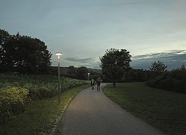 Luminaire d'éclairage public gamma  / led / 53 w / 5450 lm / en aluminium / hauteur conseillée 5 m_1