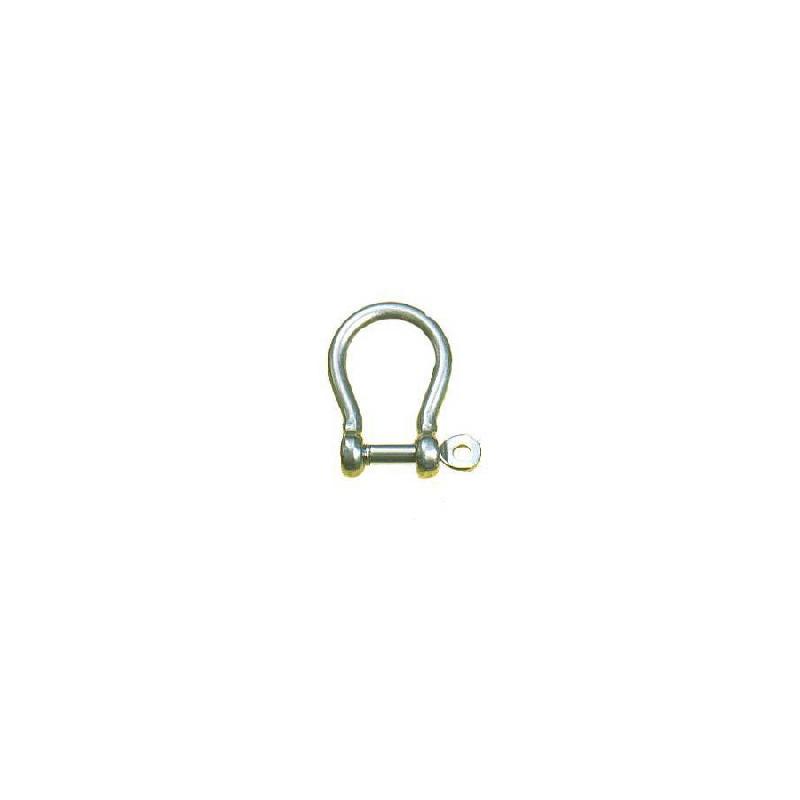 Manille lyre inox 316 - Diamètre 6 mm - Réf. 6 mm - Grande qualité pour usages extrêmes - Fabriqué en Europe_0