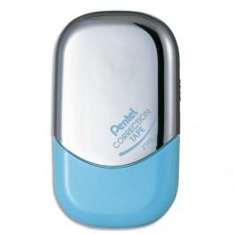PENTEL MINI ROLLER DE CORRECTION POPN'POP, BANDE 5MMX6M, COLORIS BLEU CIEL