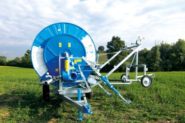 R2a - Enrouleur d'irrigation Ocmis - Longueur totale 325 cm avec Turbo Speed et chariot galvanisé_0