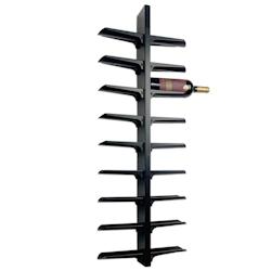 Range-bouteilles mural Vintage 18 bouteilles de Champagne VinoGuard. Noir - noir métal VG-Vtg-18-N_0