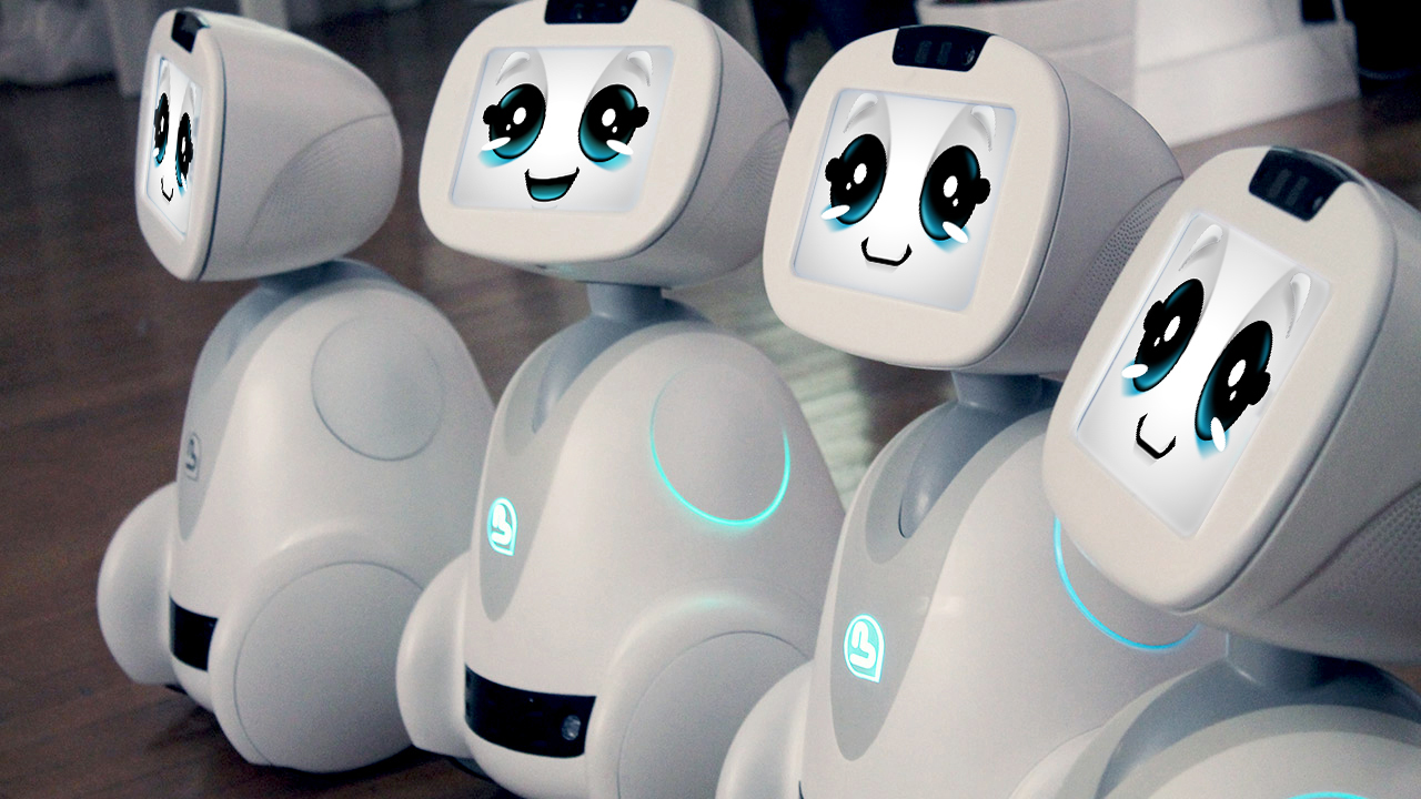 Robot émotionnel Buddy - 12 émotions, caméra et micro intégrés, aide pour handicap et autonomie_0