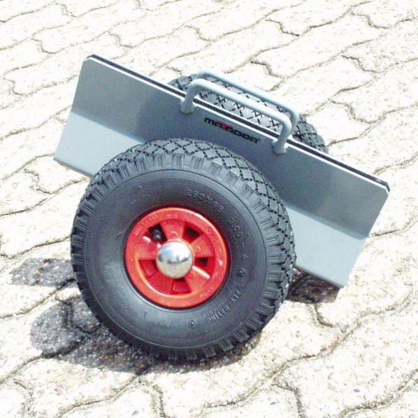 Rouleur pour panneaux MATADOR - Largeur de prise 170mm - Charge maximale 300 kg - Roues pneumatiques ou increvables_0