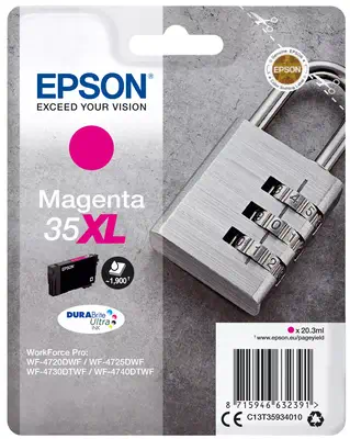 Singlepack Magenta 35XL DURABrite Ultra Ink_0