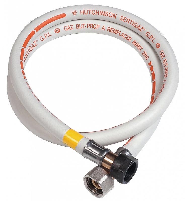 Tuyau de gaz en caoutchouc GAZINOX - BP - 100 cm - Garantie 10 ans_0