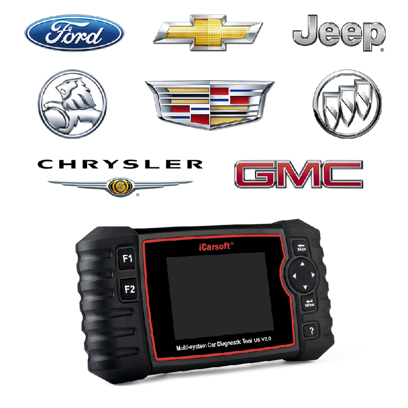 Valise diagnostic automobile iCarsoft US V2.0 - écran 4 pouces, diagnostic tous systèmes et maintenance_0