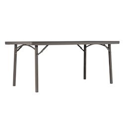 ZOWN Table pliante rectangulaire 183 x 91 cm XXL6 Premium - marron plastique SP-PT049X001_0