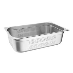 Bac Gastro Inox Perforé GN 1/1   150 mm          Inox20 530x150x325mm VOGUE - blanc inox GAS-K842_0