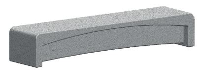 Banc public ISIS Réf. 1330 - béton blanc - 1 200 Kg_0