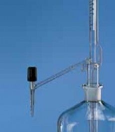 Burette automatique selon Pellet, en verre borosilicaté 3.3, classe B, sans robinet - référence 7.018326G_0