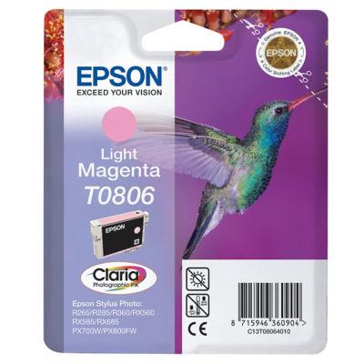 Cartouche Epson T0806 magenta clair pour imprimantes jet d'encre_0
