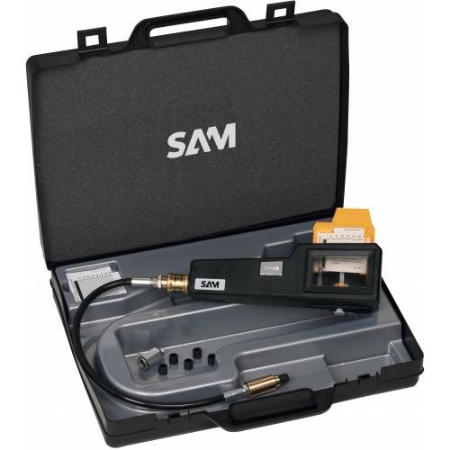 Compressiomètre essence - Sam Outillage - avec fiches diagramme et surface de 50 mm_0