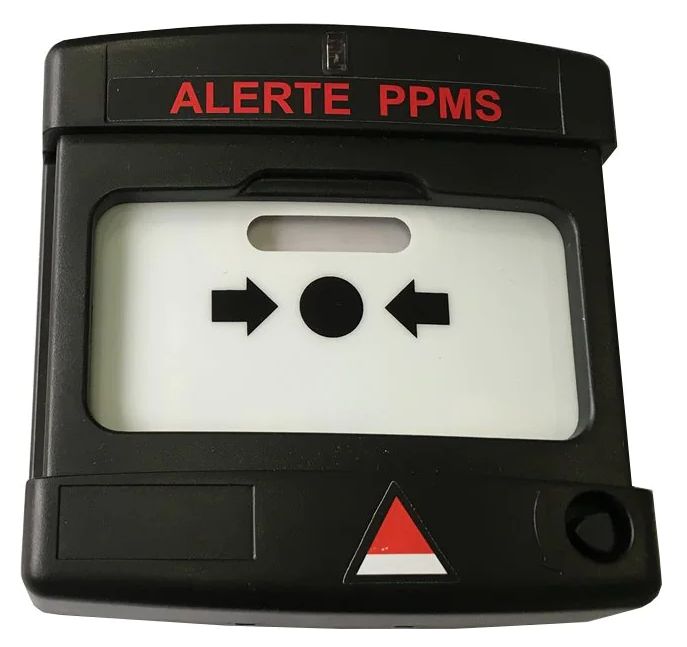 Déclencheur manuel noir - Alerte PPMS - Honeywell - Montage saillie ou encastré - Poids env. 0,23 kg_0