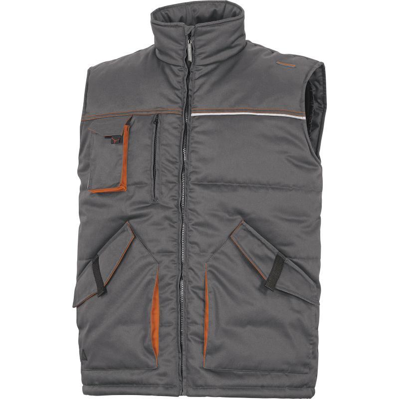 Gilet multipoches chaud MACH en polyester/coton - Stockton2 - 9 poches et liserés rétro-réfléchissants_0