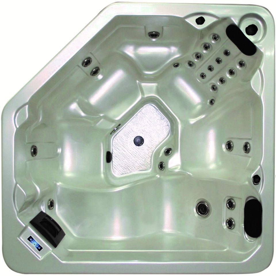 Jacuzzi spa portable BA500 D Pack Détente - 5 postes de massage, compact et élégant_0