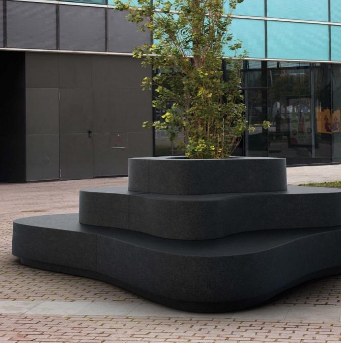 JARDINIÈRE EN BÉTON DESIGN 