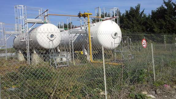 Lpg tanks - citerne à gaz réservoir fixe aérien  - alcane - diamètre 1600 mm_0